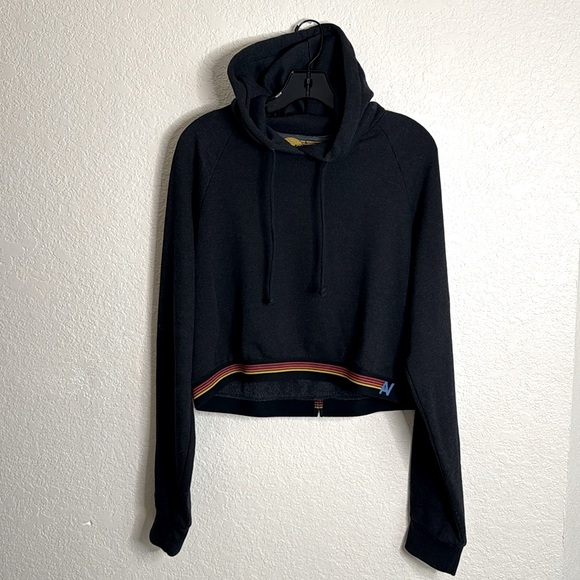 Aviator Nation Logo Striped Pullover Size L - Picture 2 of 14